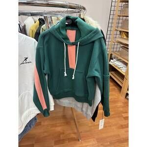 NEW SPEED SPORT unisex - stripe hoodie in green
